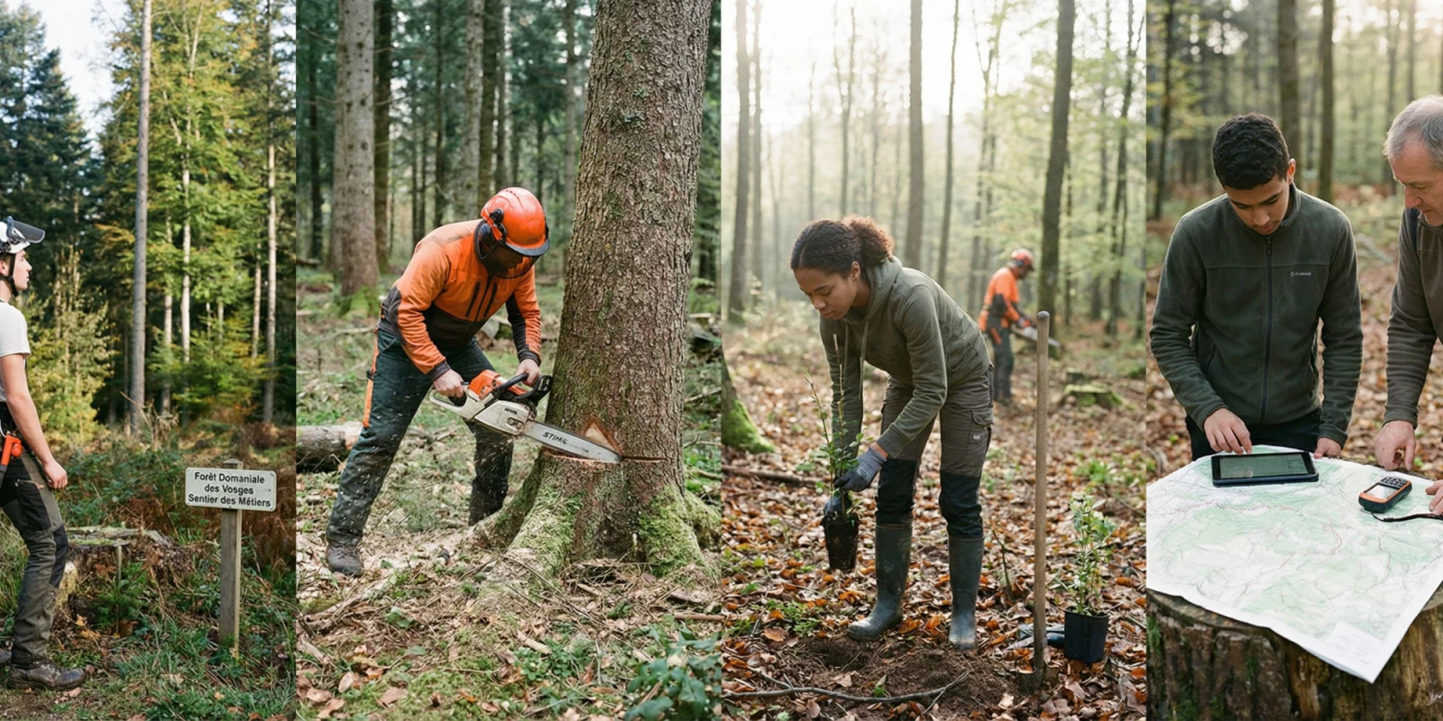 Métiers et Débouchés du Bac Pro Forêt : Salaires et Carrières en Forêt
