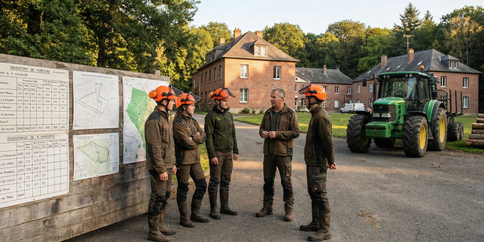 La Vie Quotidienne en Bac Pro Forêt : Cours, Chantiers et Internat